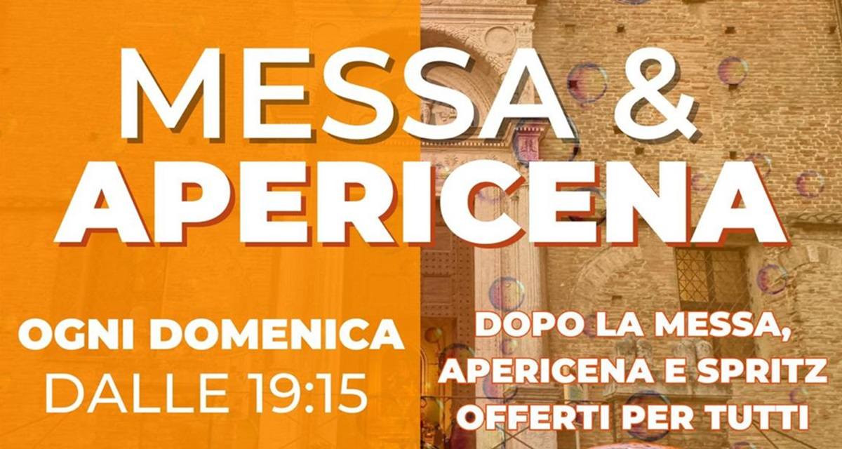 “Dopo la messa, spritz gratis per tutti”: l’iniziativa di una chiesa di Urbino tra ironia e polemica