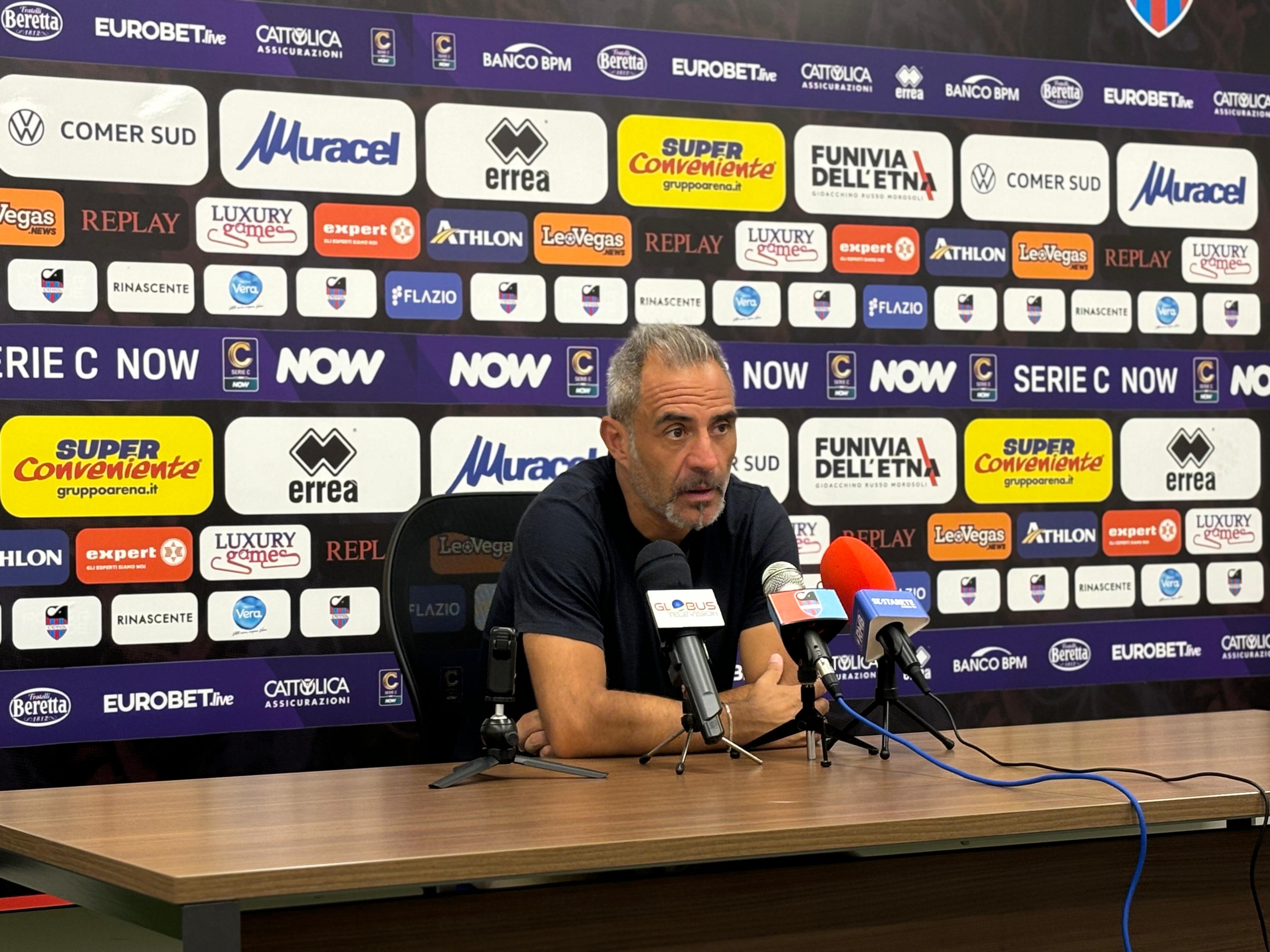 Catania, Toscano: “Infortunati? Dispiace, ma abbiamo le soluzioni: voglio una squadra ambiziosa”