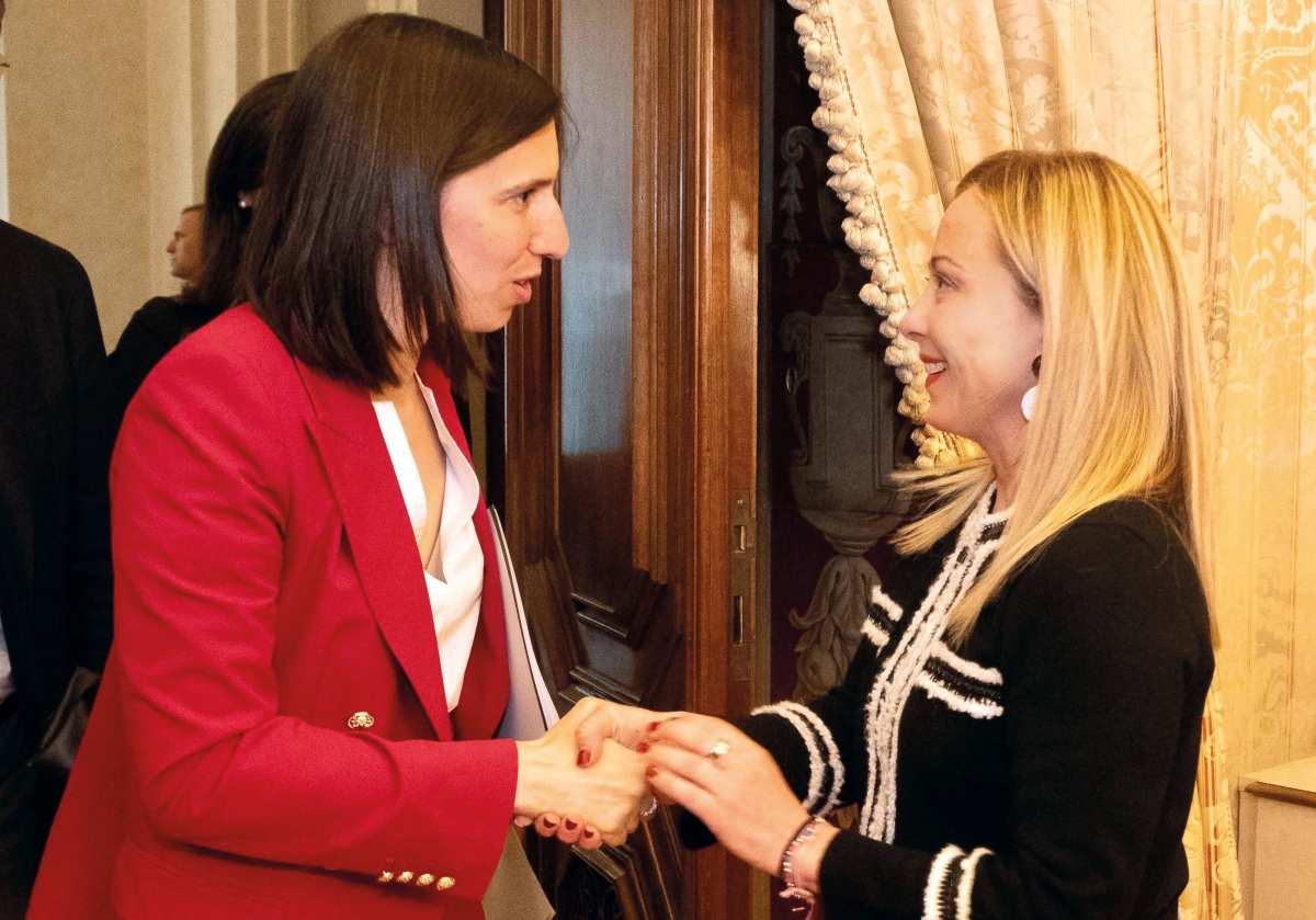 Meloni, Schlein e Maria De Filippi