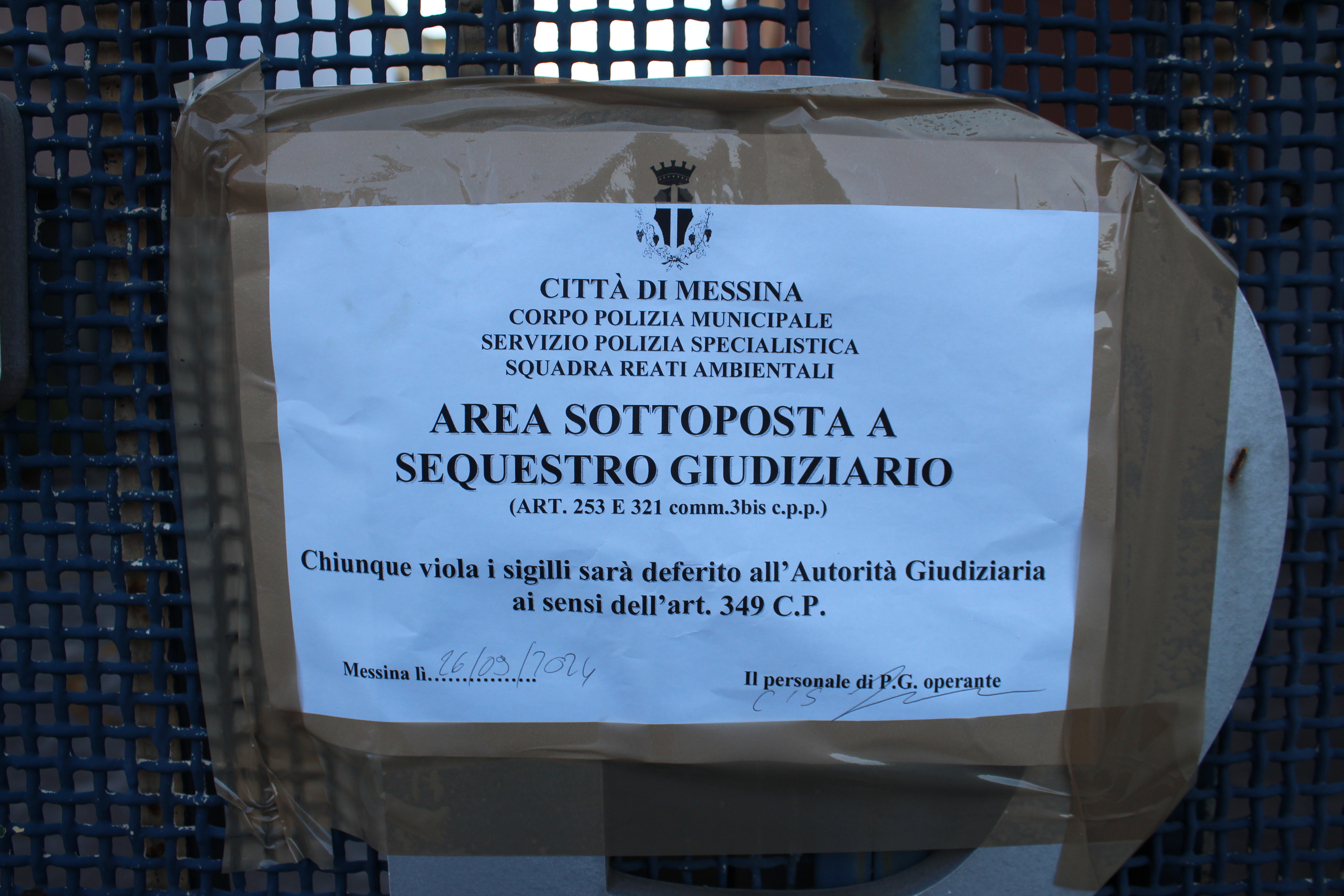 FOTO | Messina e l’ex stabilimento Triscele: scatta il sequestro