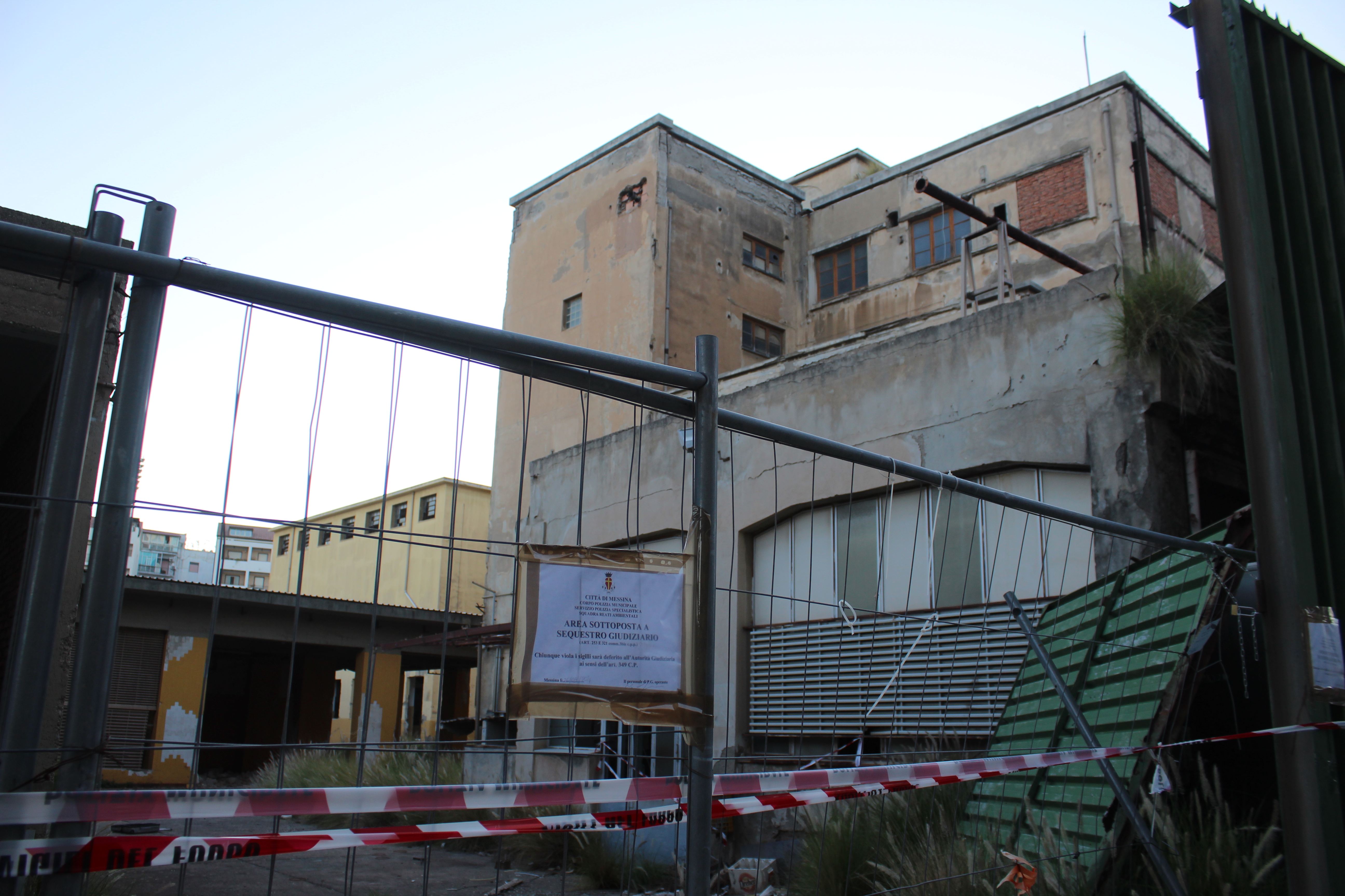 FOTO | Messina e l’ex stabilimento Triscele: scatta il sequestro