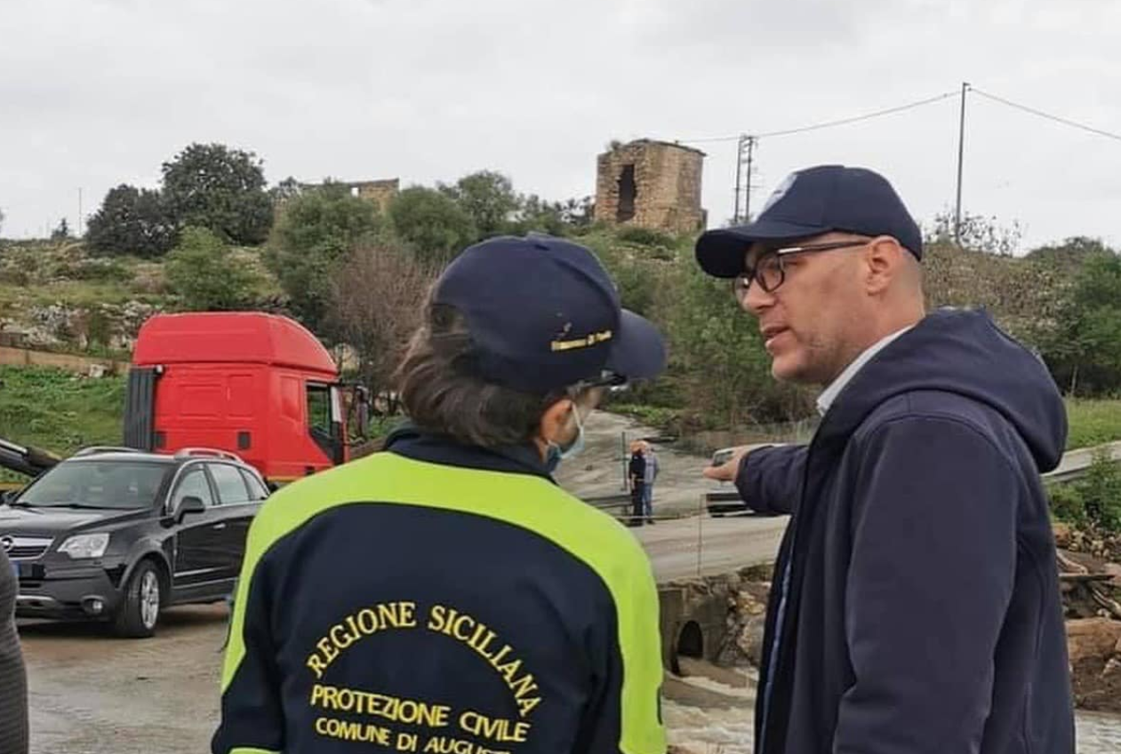 Augusta, torrente Porcaria, un ponte per l’attraversamento