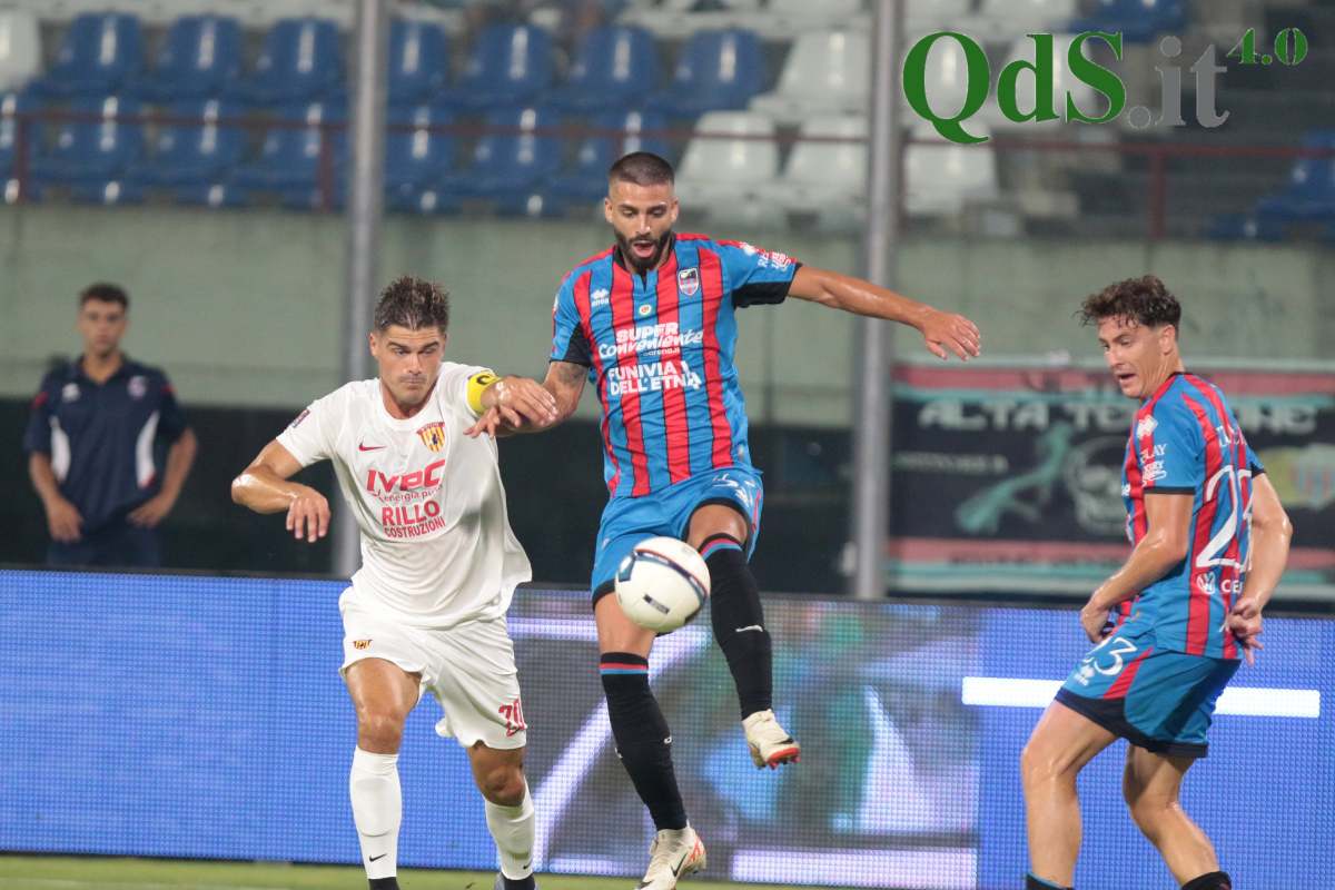 FOTO | Catania, buona la prima in casa: 1-0 al Benevento, decide Carpani