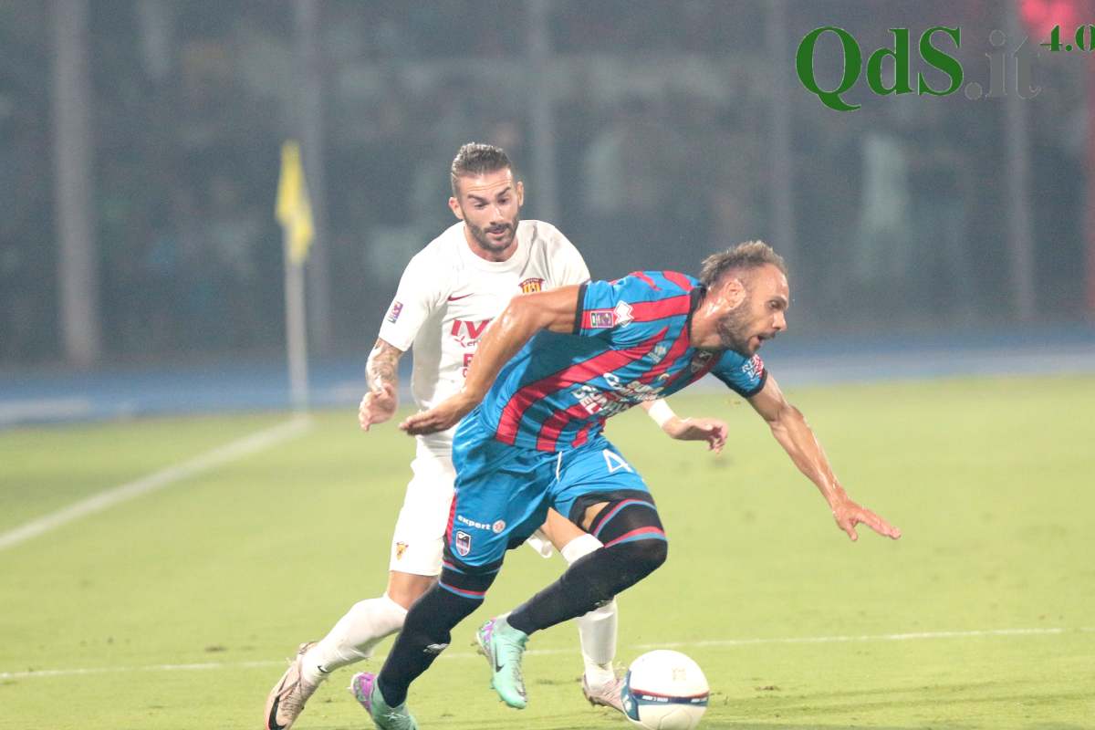 FOTO | Catania, buona la prima in casa: 1-0 al Benevento, decide Carpani
