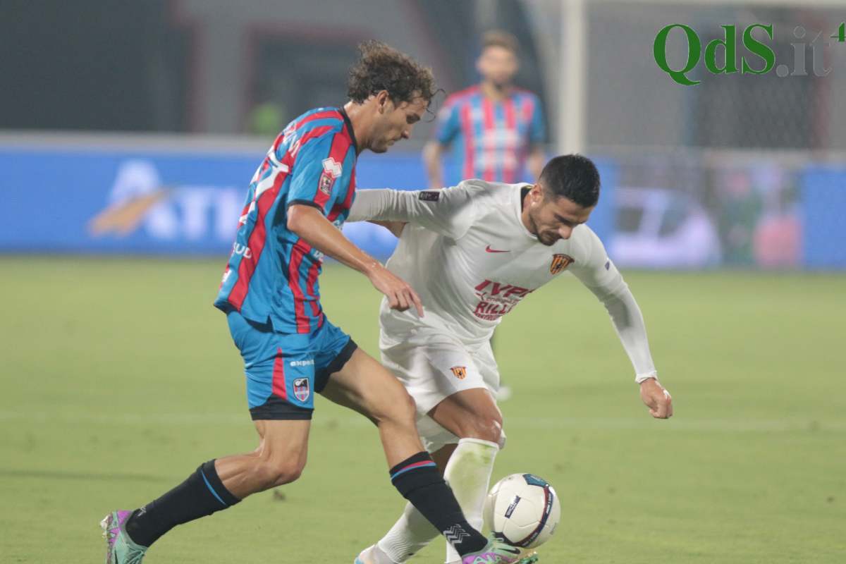 FOTO | Catania, buona la prima in casa: 1-0 al Benevento, decide Carpani