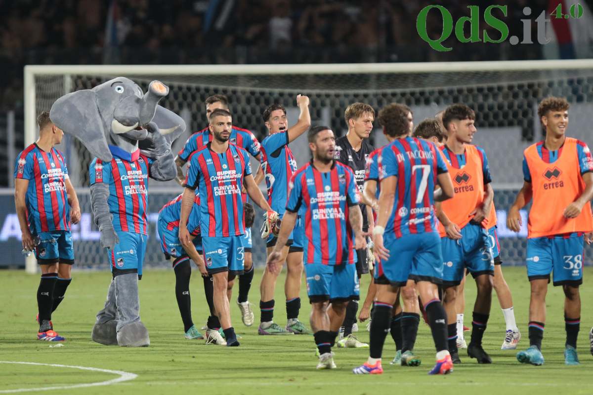 FOTO | Catania, buona la prima in casa: 1-0 al Benevento, decide Carpani