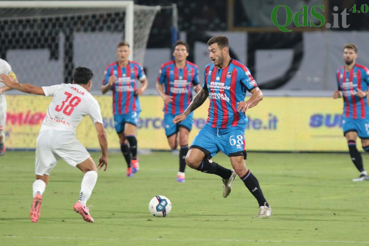 FOTO | Catania, buona la prima in casa: 1-0 al Benevento, decide Carpani