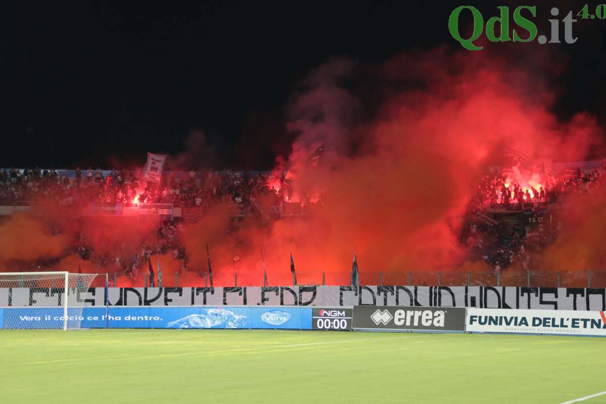 FOTO | Catania, buona la prima in casa: 1-0 al Benevento, decide Carpani
