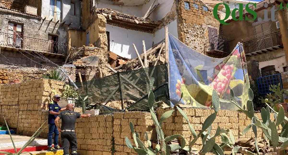Agrigento, crollata una palazzina di due piani in stato di abbandono: l’intervento