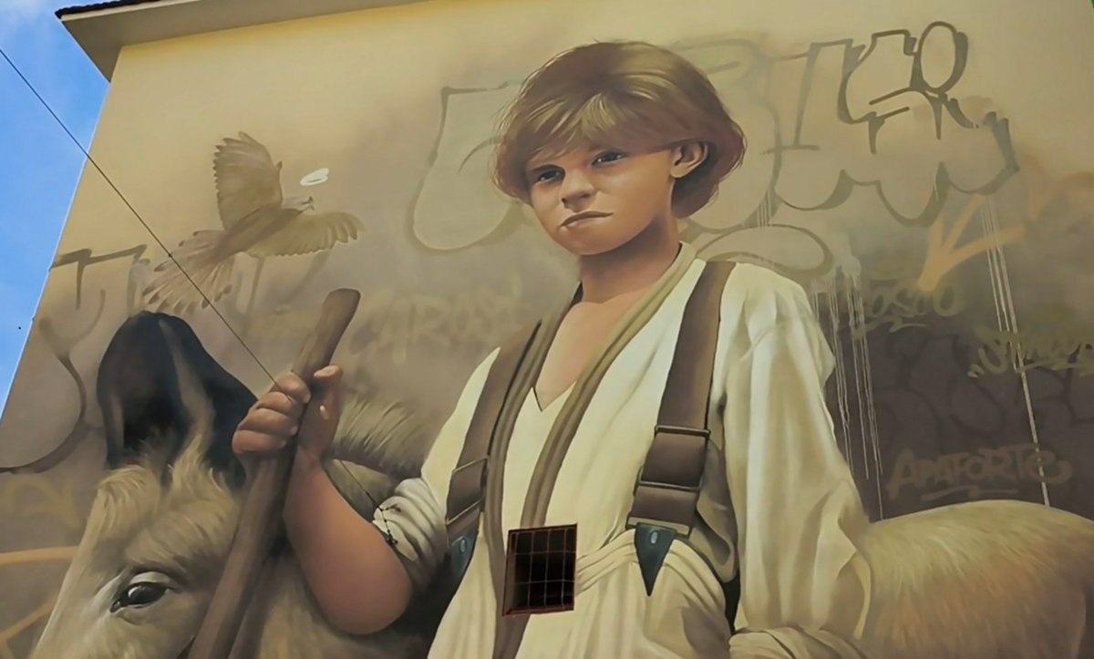 VIDEO | “I Carusi”, il murale a Serradifalco per i giovani lavoratori delle miniere