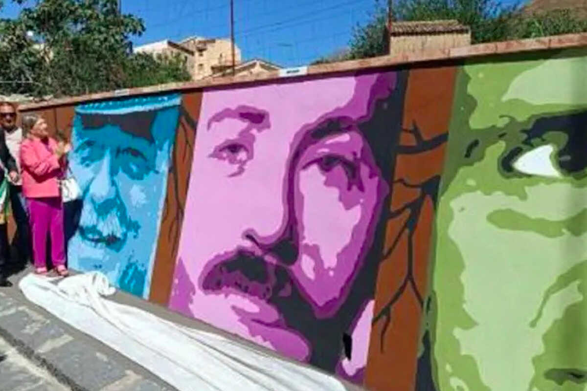 Palermo, inaugurato a Scillato un murales antimafia
