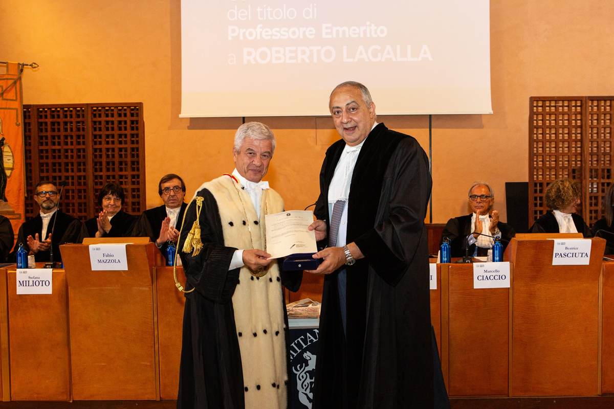 Palermo, conferito al sindaco Lagalla il titolo di Professore Emerito