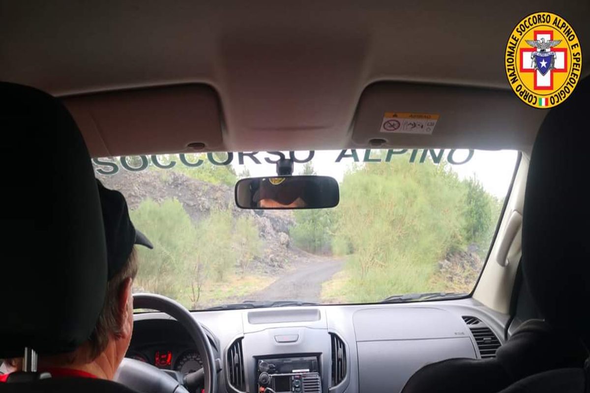 Escursionista ferito sull’Etna: soccorso e condotto in ospedale