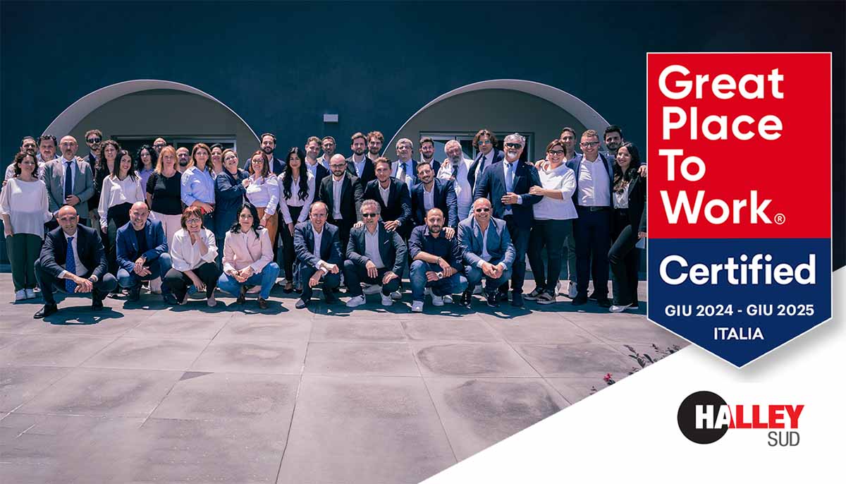 Halley Sud è un “Great Place to Work”, l’azienda catanese premiata per la qualità dell’ambiente lavorativo e il benessere dei dipendenti