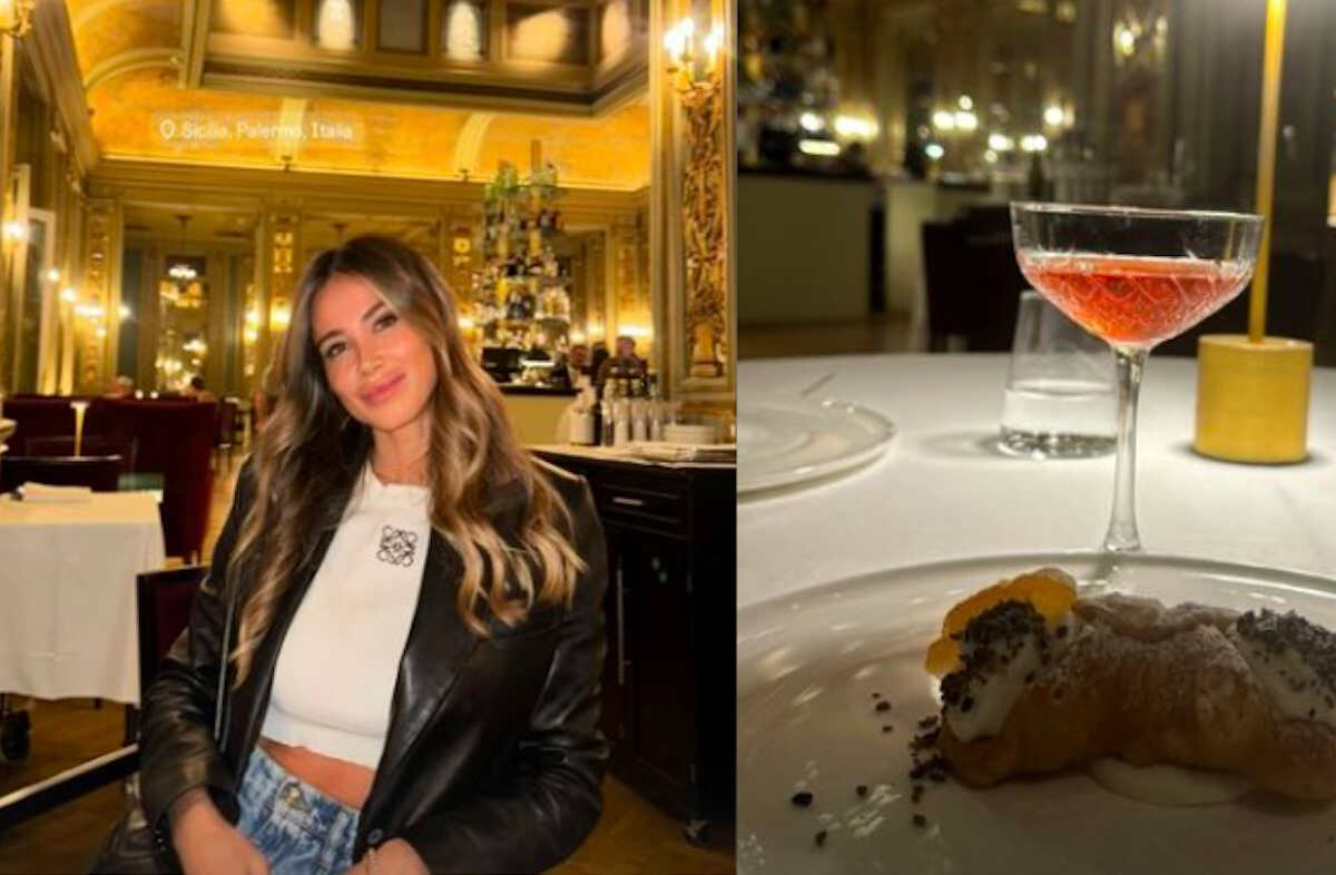 Diletta Leotta si concede una pausa a Palermo tra foto e cannoli: fan siciliani in delirio