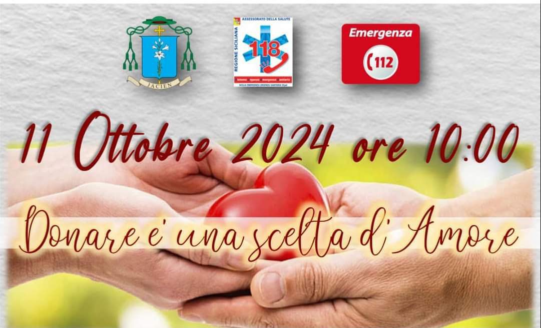 “Donare è una scelta d’amore”: l’11 ottobre il convegno all’ospedale di Acireale “Donare è una scelta d’amore”: l’11 ottobre il convegno all’ospedale di Acireale