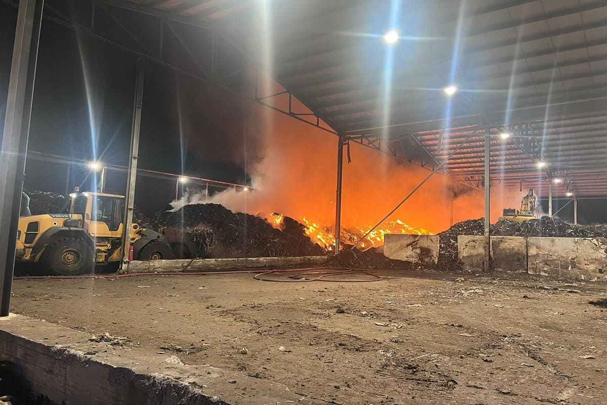 Un nuovo incendio nell’impianto Kalat di Grammichele: “Regia criminale”