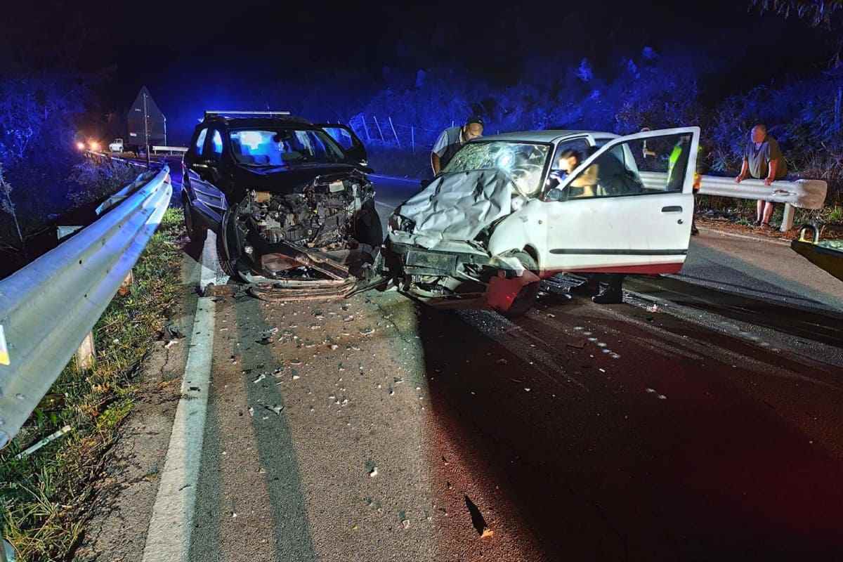 Drammatico incidente nel Palermitano, scontro sulla SS 186: due feriti, uno in codice rosso