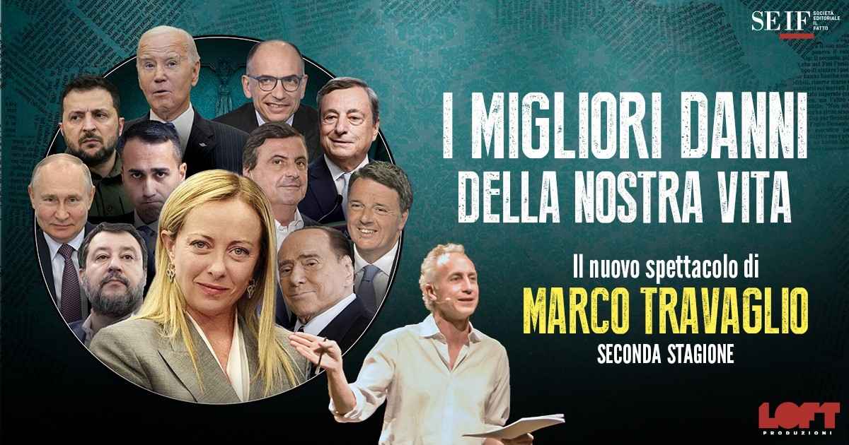 “I migliori danni della nostra vita”: Marco Travaglio racconta gli ultimi anni d’Italia a Catania