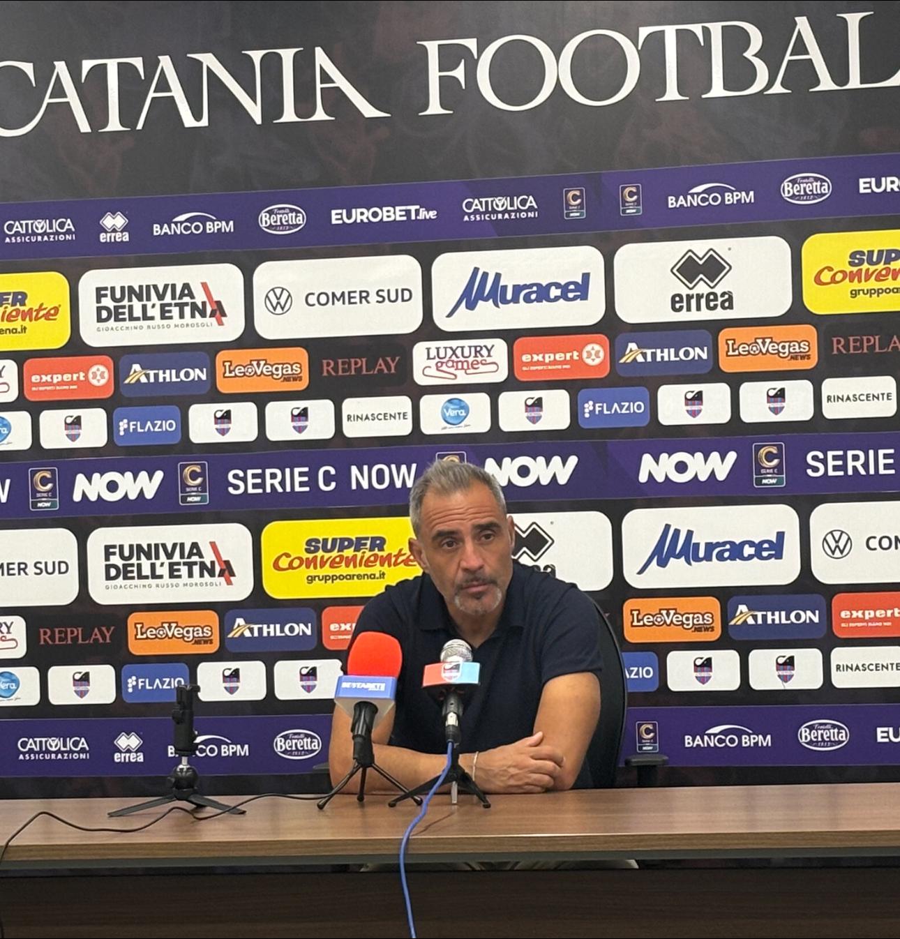 Verso Catania-Latina, Toscano: “Questa squadra ha grande cuore: niente pressione”