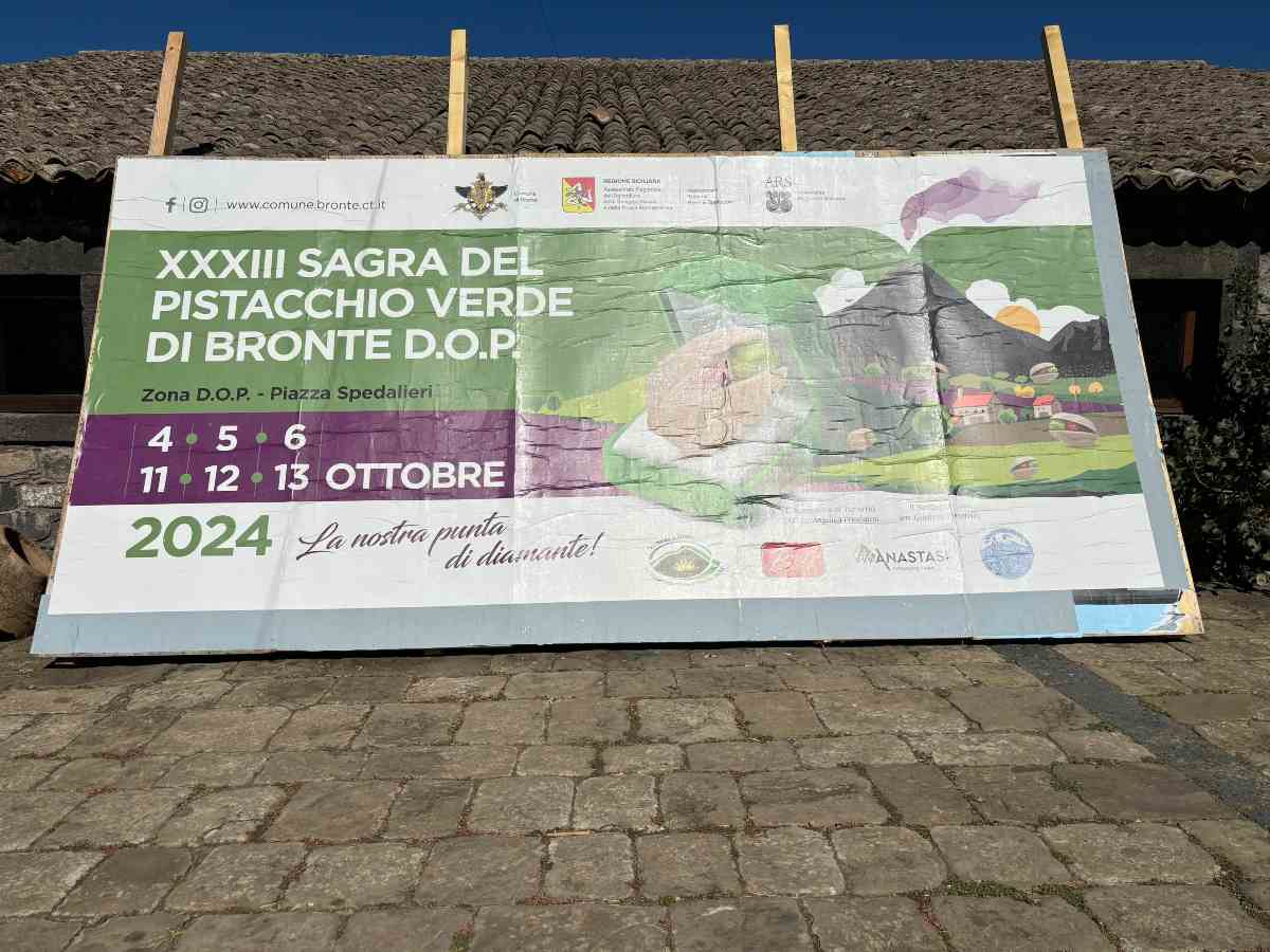 XXXIII Sagra del Pistacchio Verde di Bronte D.O.P 2024, Firrarello: “È un fatto mondiale”