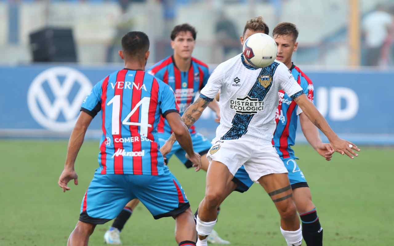 FOTO | Catania, prima sconfitta in casa. Il Latina conquista il Massimino