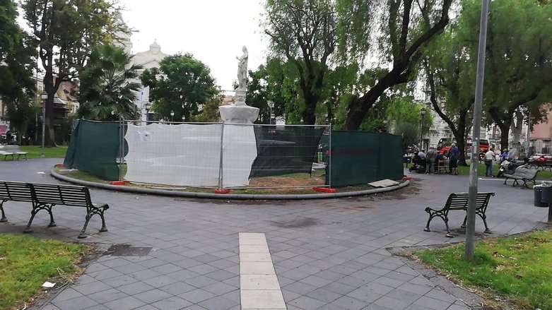 Catania, al Borgo restaurata la fontana di Cerere