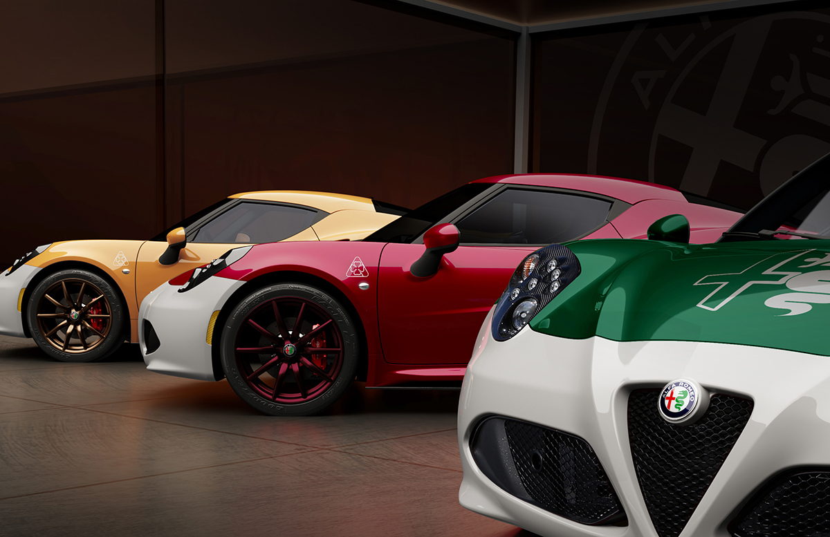 Svelata 4C, la collezione speciale per celebrare il binomio vincente Alfa Romeo-Nicola Larini