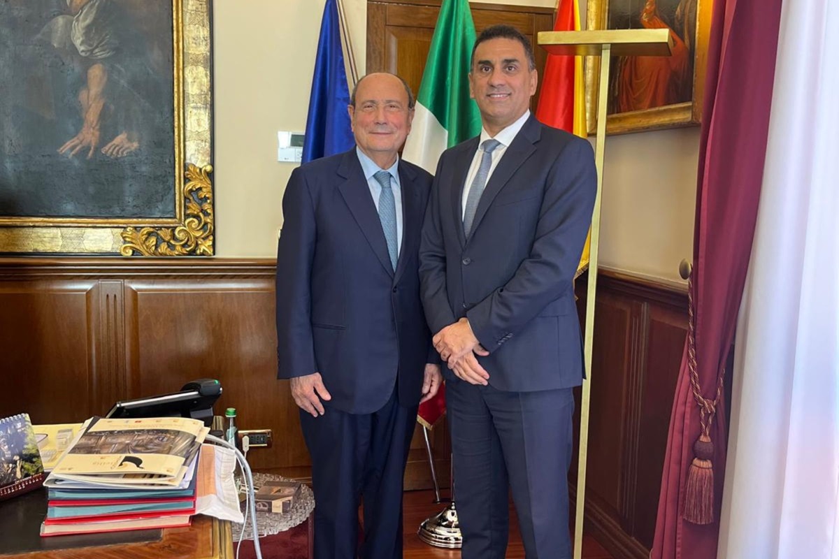 Termini Imerese, il presidente della Regione Schifani riceve l’Ad di Pelligra Italia Caniglia