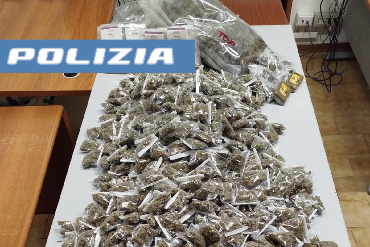 Picanello, droga in garage: scovati oltre 8 kg di sostanze stupefacenti