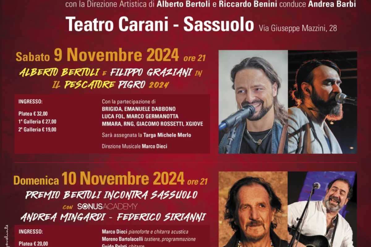 Galleria foto 'Cresce l’attesa per il Premio Pierangelo Bertoli 2024: il programma dell’XI edizione' - foto 1