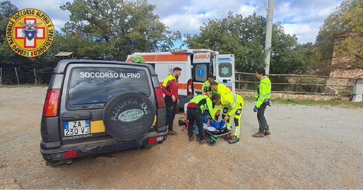 Fungaiolo cade in un dirupo a Castelbuono, intervento del Soccorso alpino