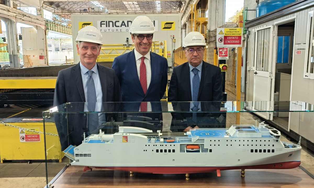 FOTO e VIDEO | Palermo, Fincantieri e Regione Siciliana avviano il “Made in Sicily for Sicily” navale