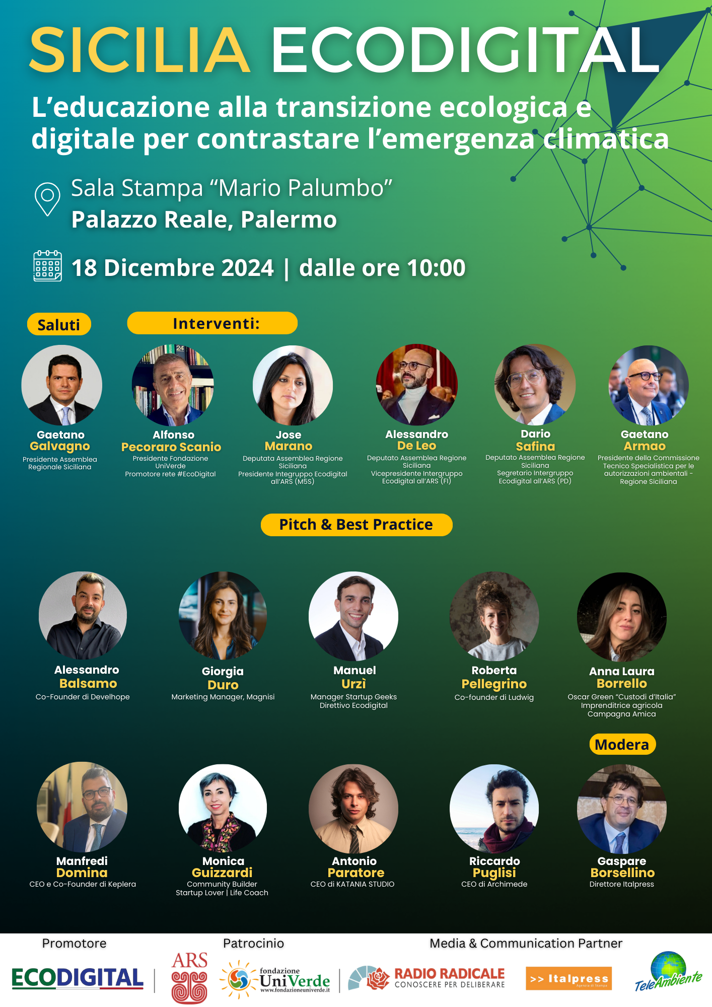 Torna Ecodigital in Sicilia, Sud protagonista del futuro sostenibile.