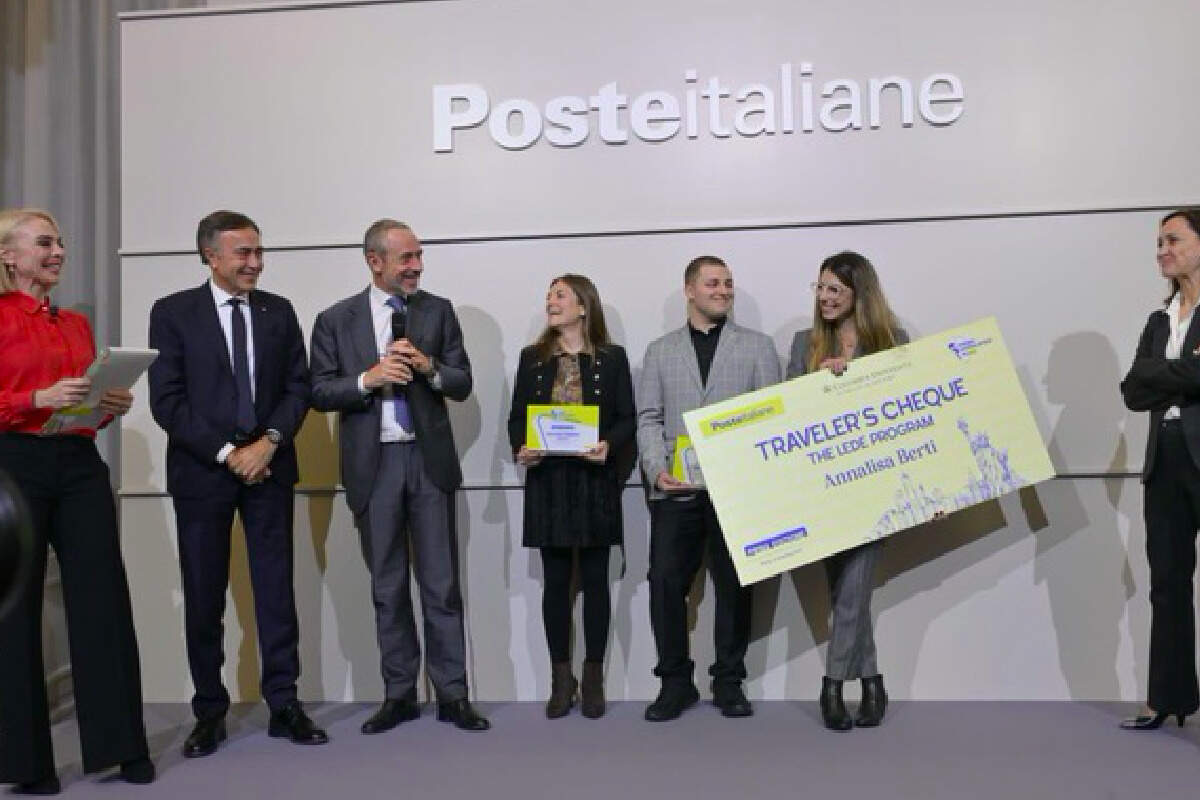 Poste italiane, ad Annalisa Berti la prima edizione del Premio Giornalistico Tg Poste