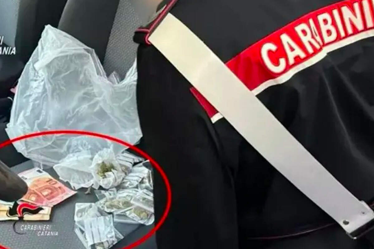 Nascondeva la droga nella biancheria intima: in manette un 28enne nel Catanese