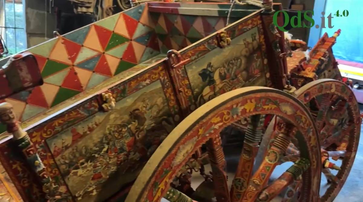 VIDEO | Carretti siciliani, la più antica collezione di Sicilia: tradizione e passione della famiglia Costantino