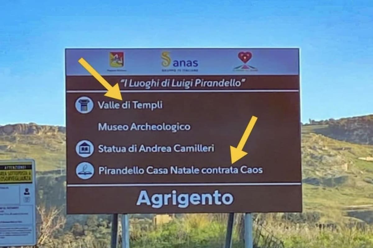 “Bufera” su Agrigento Capitale della Cultura, il caso degli strafalcioni sui cartelli Anas