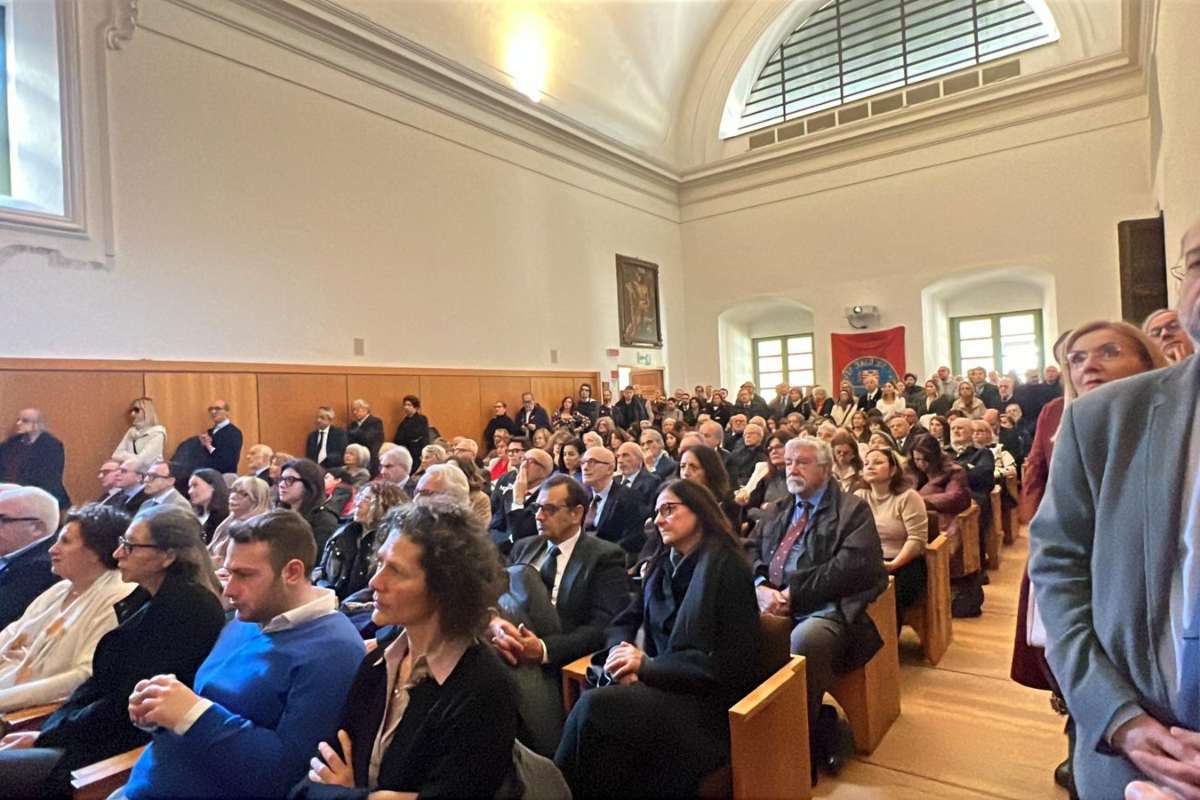 FOTO | A Giancarlo Magnano San Lio l’intitolazione del Coro di notte dei Benedettini