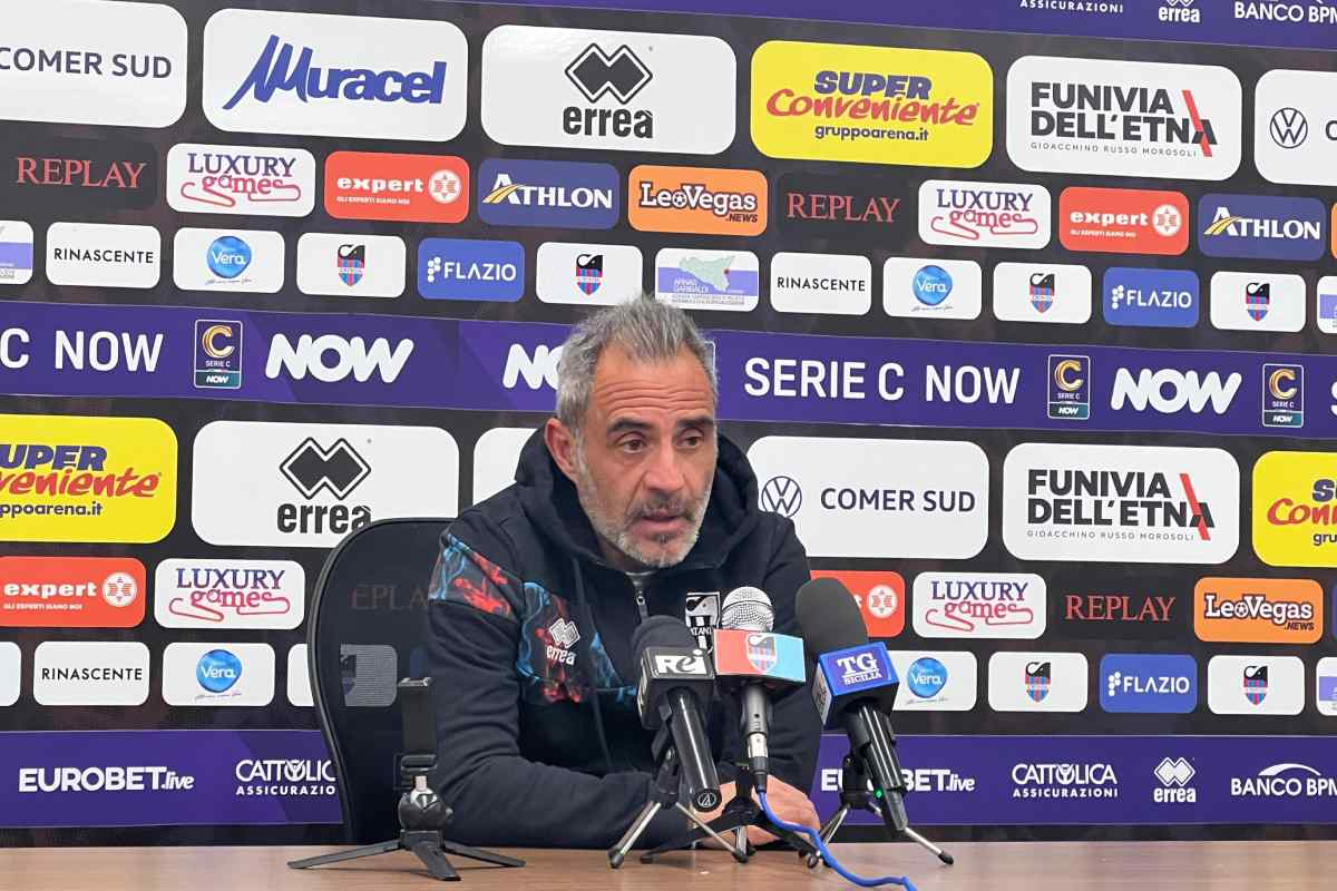 Catania, Toscano: “Pronti a sfidare il Benevento, Di Tacchio disponibile”