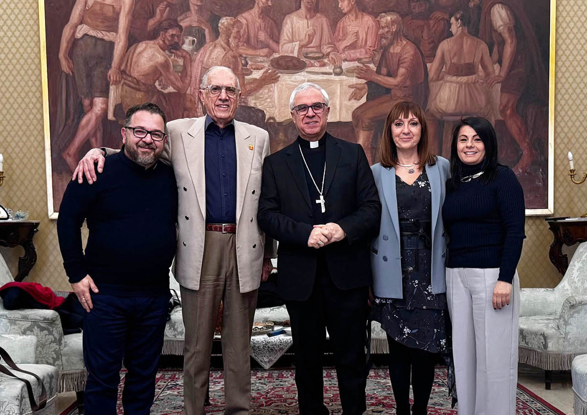 L’arcivescovo di Catania riceve il QdS in occasione del Giubileo dei giornalisti