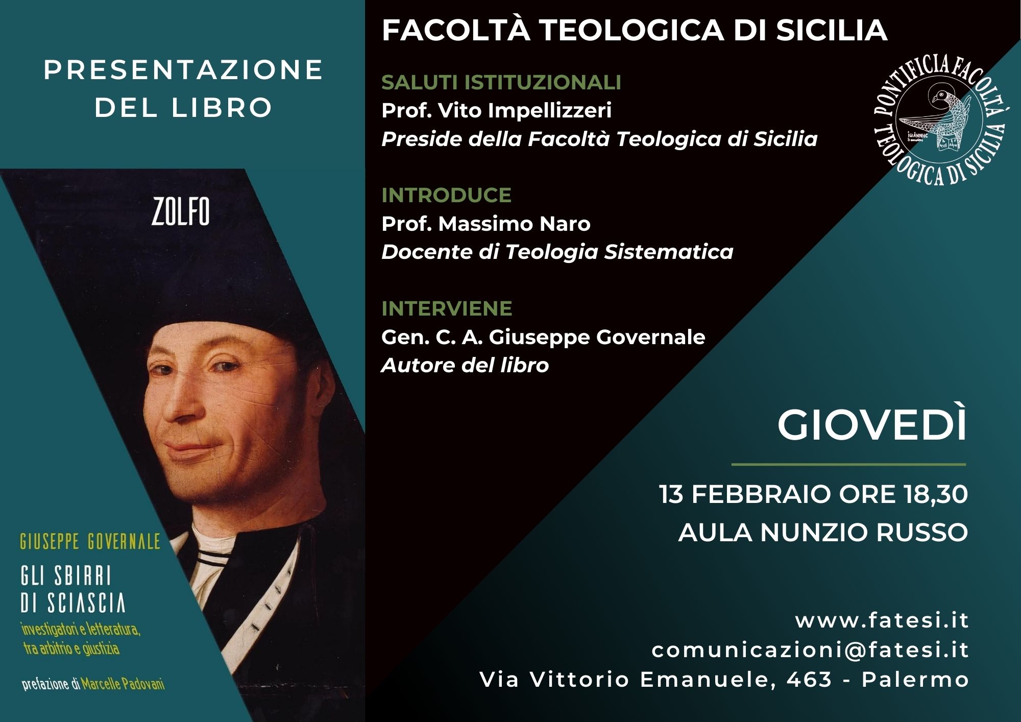 Simposio su “legalità, giustizia, mafia, mentalità” promosso dalla Pontificia Facoltà Teologica di Sicilia