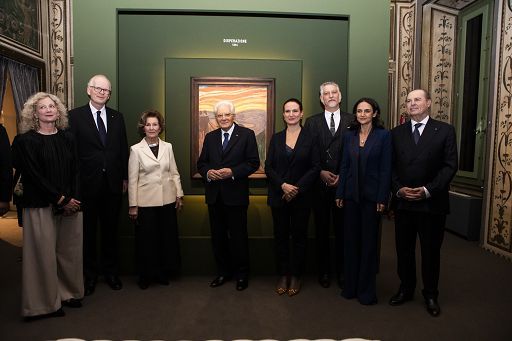 Mattarella e Regina di Norvegia visitano “Munch. Il grido interiore”
