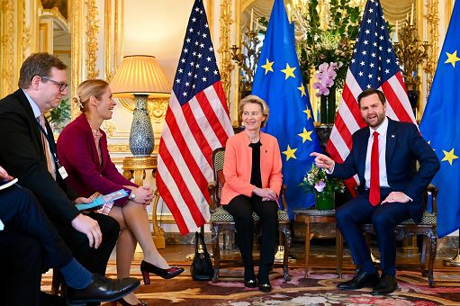 Von der Leyen e Vance: relazione geopolitica Ue-Usa fondamentale