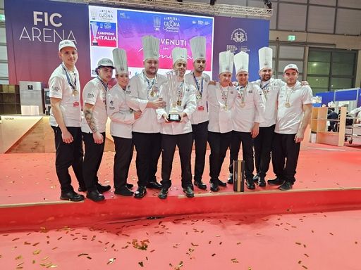 Team Caserta vince i Campionati della Cucina Italiana 2025