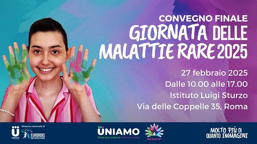 Giornata Malattie Rare, il 27 evento finale campagna #UNIAMOleforze