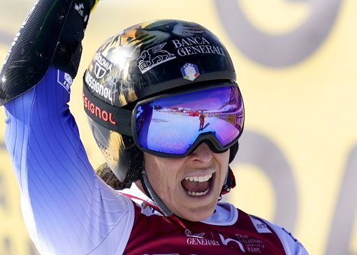 Sci, immensa Brignone: doppietta in gigante a Sestriere