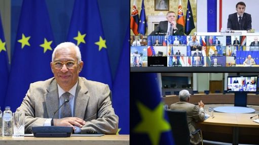 Ucraina, terminato vertice leader Ue in videoconferenza