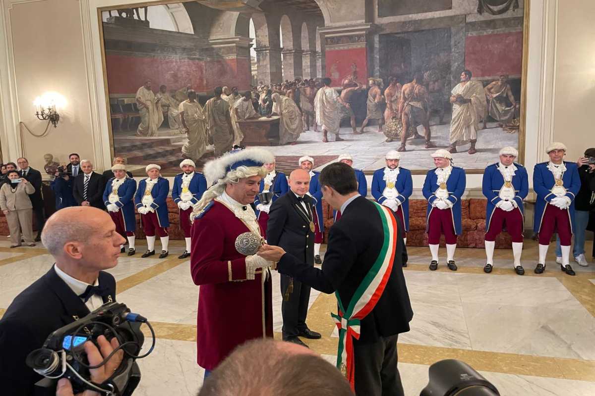 Celebrazioni in Comune per la giornata della Carrozza del Senato - QdS