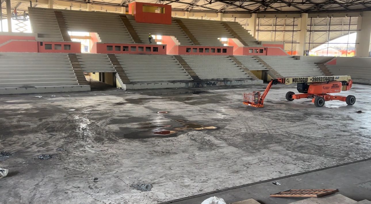 VIDEO | PalaNesima, i lavori vanno avanti. Parisi al QdS: “Da sport ed eventi il ritorno economico per Catania”